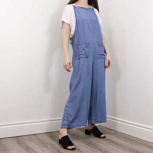 *Handmade 'Denim'  Jumpsuit - Picture 1 of 8